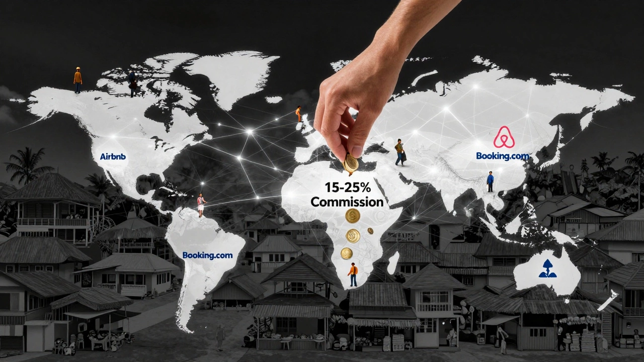 Цифровая сеть платформ туризма, высасывающая доходы из туристов и местных жителей на Бали.