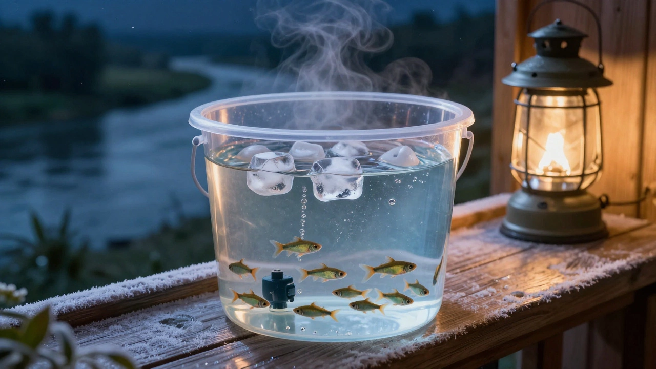 Как сохранить живца живым на ночь: простые и проверенные способы