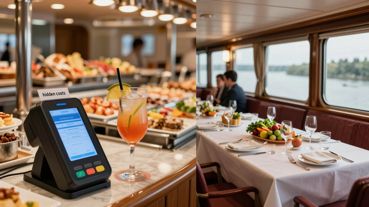 Сравнение платных дополнительных услуг на морском лайнере и системы все включено на речном судне
